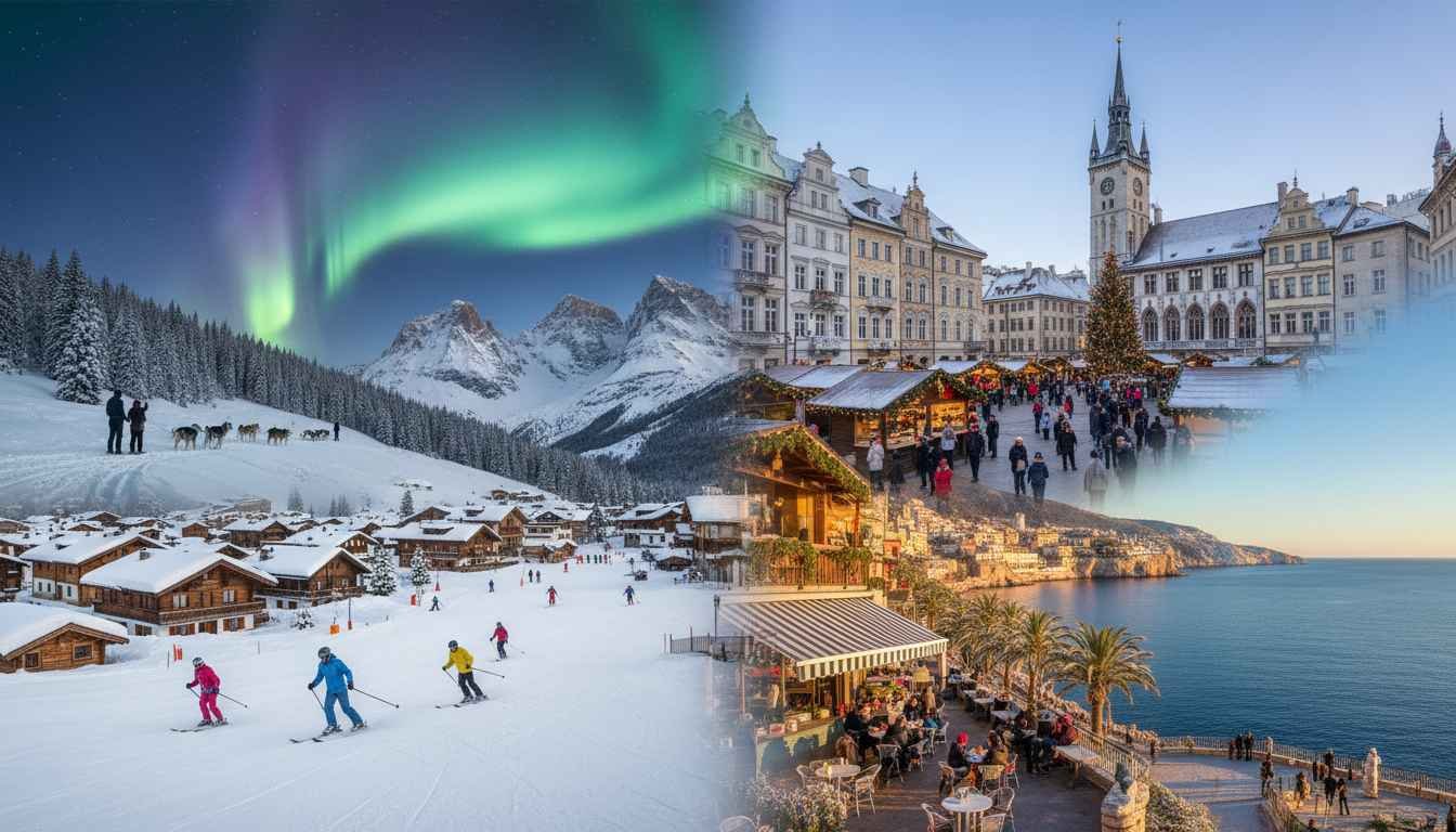nice places to visit in europe during winter