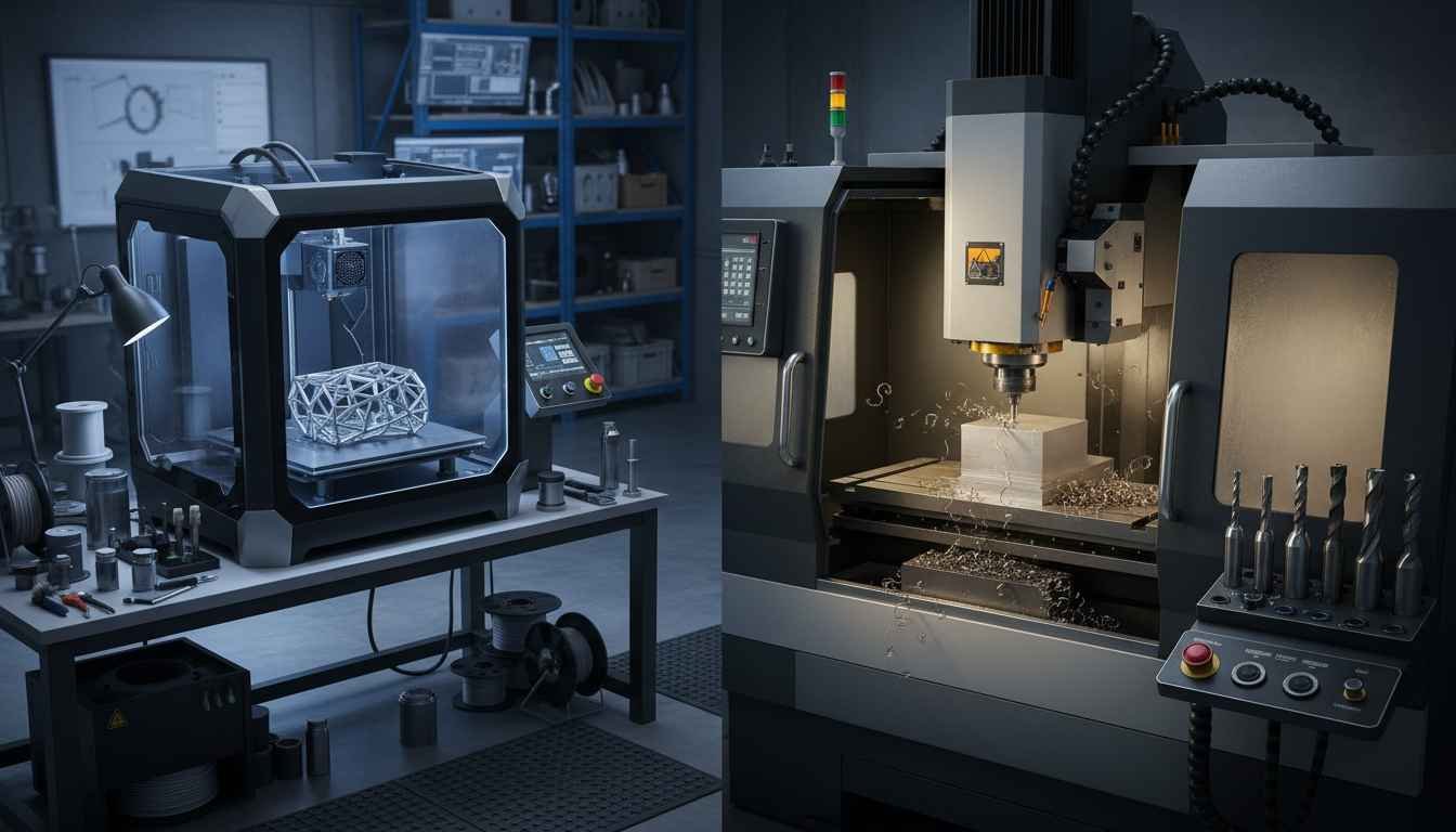 additive manufacturing vs machining